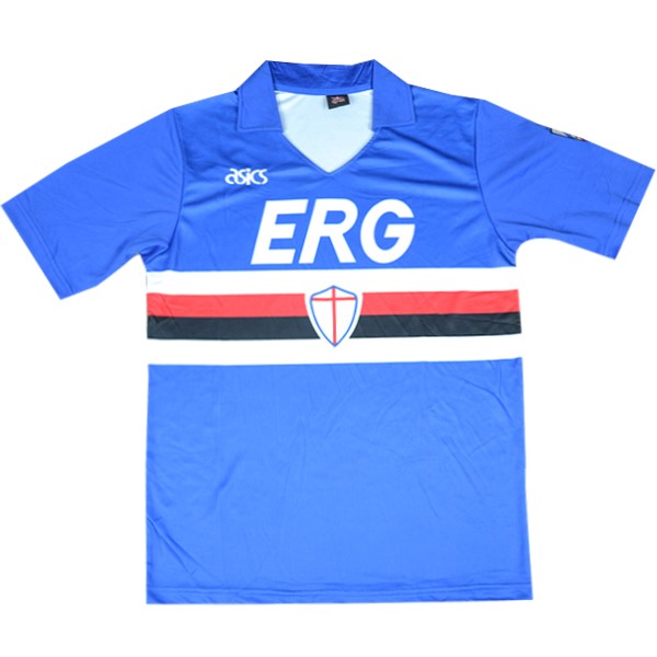 Camiseta Sampdoria Replica Primera Ropa Retro 1990/91 Azul